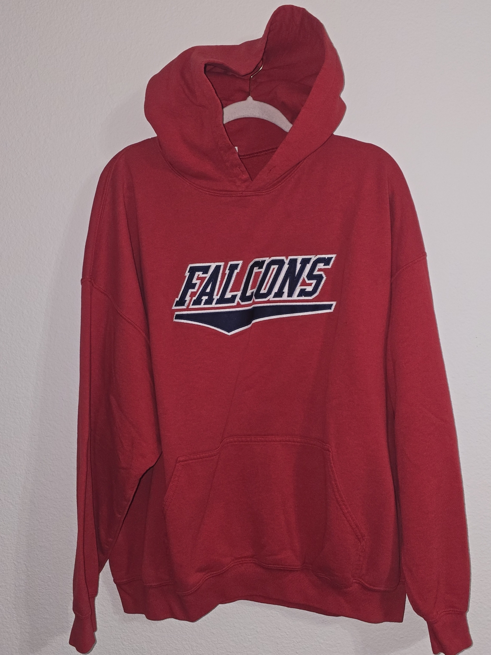 Gildan Red Falcons Hooded Pullover Sweatshirt
